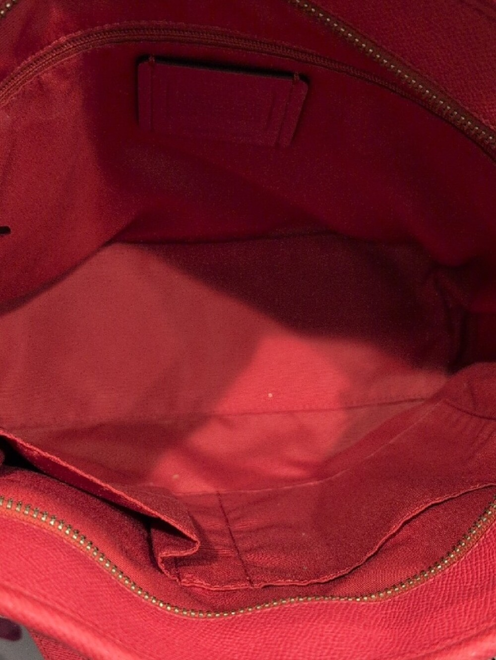 Coach Pink Leather Tote with Multicolor Silk Scarf Accent - Picture 8 of 9
